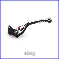 ASV C5 Clutch Lever Long Black & Silver Triumph Thruxton (1200cc) 2016 2023