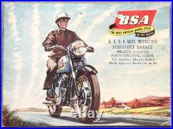 BSA MOTORCYCLE RANGE USA Sales Brochure For 1958 #MCE1034-20 East Coast Edition