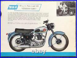 BSA MOTORCYCLE RANGE USA Sales Brochure For 1958 #MCE1034-20 East Coast Edition