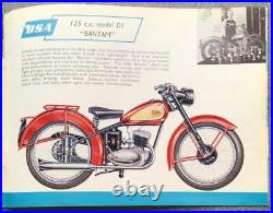 BSA MOTORCYCLE RANGE USA Sales Brochure For 1958 #MCE1034-20 East Coast Edition