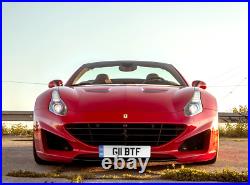 BTF Short Private Number Plate Cherish Personal Registration Cheap Reg For Sale