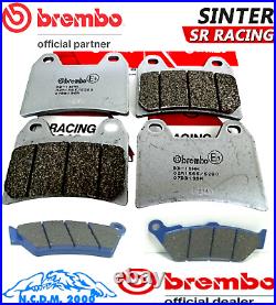 Brake Pads Brembo Front Sr + Rear Motorcycle Moto Guzzi Sport 8V ABS 1200 2012