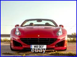 DEF Short Private Number Plate Cherish Personal Registration Cheap Reg For Sale