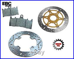 Fits TRIUMPH BONNEVILLE T120 1200cc LC 2016-2021 Front Brake Disc Rotor & Pads