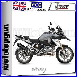 MIVV Exhaust Speed Edge Black CC Bmw R 1200 Gs Adventure 2015 15 2016 16