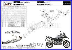 MIVV Exhaust Speed Edge Black CC Bmw R 1200 Gs Adventure 2015 15 2016 16