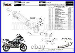 MIVV Exhaust Speed Edge CC Bmw R 1200 Gs Adventure 2017 17 2018 18