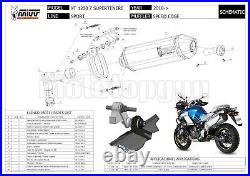 MIVV Exhaust Speed Edge Steel Black CC Yamaha Xt 1200 Z Supertenere 2020 20