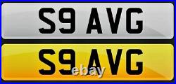 S9 AVG Unique INVESTMENT Private Number Plate For Sale Cheap On Retention