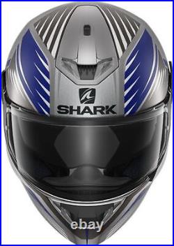 SALE SHARK SKWAL 2 with Flashing LED Lights Motorcycle/Scooter Helmet