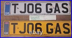 TJ06 GAS Plumber Plumbing Private Number Plate For Sale Cheap Reg On Retention